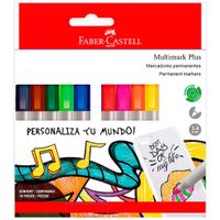 Marcador Permanente FABER CASTELL Multimark Plus Blíster 10un