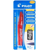 Lapicero PILOT Ball Frixion BL-FR7 Rojo + Repuesto Blíster 1un