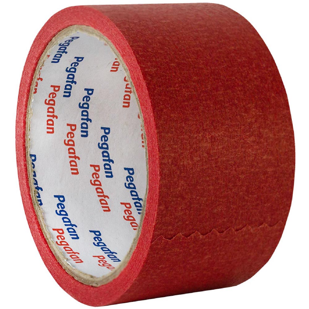 Cinta Adhesiva PEGAFAN Masking Tape Rojo 48mm x18m