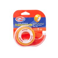 Cinta Adhesiva PEGAFAN Transparente con Dispensador 19mm x15m