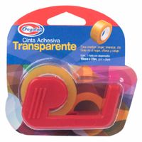 Cinta Adhesiva PEGAFAN Transparente con Dispensador 19mm x23m