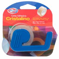 Cinta Adhesiva PEGAFAN Cristalino con Dispensador 19mm x23m