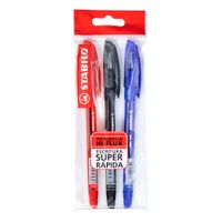 Lapiceros STABILO Hi-Flux Bolsa 3un
