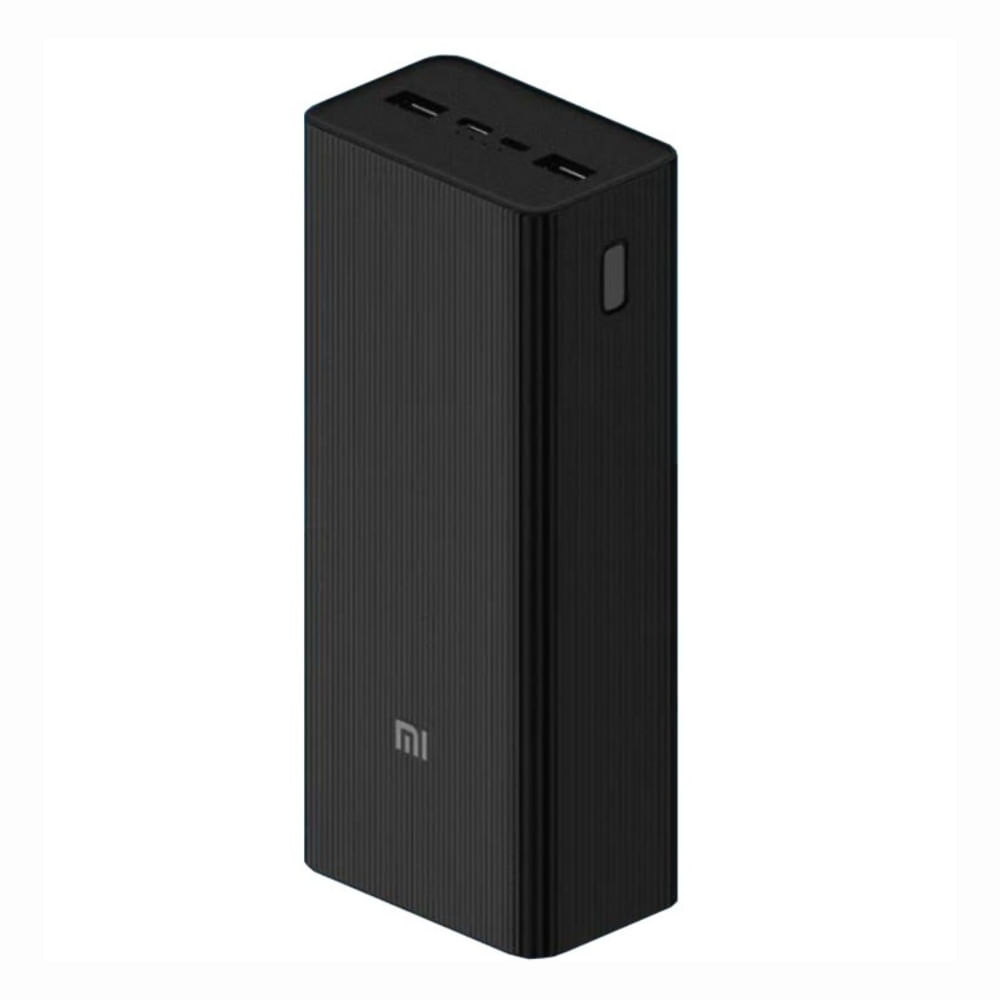 Power Bank 30000 mAh Xiaomi 18W 4 Puertos de Carga - Negro