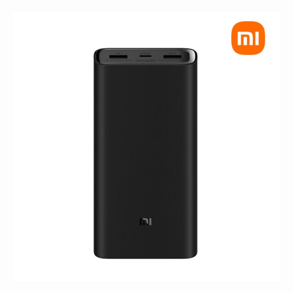 Power Bank Xiaomi Mi 50W 20000 mAh Carga Rapida - Negro