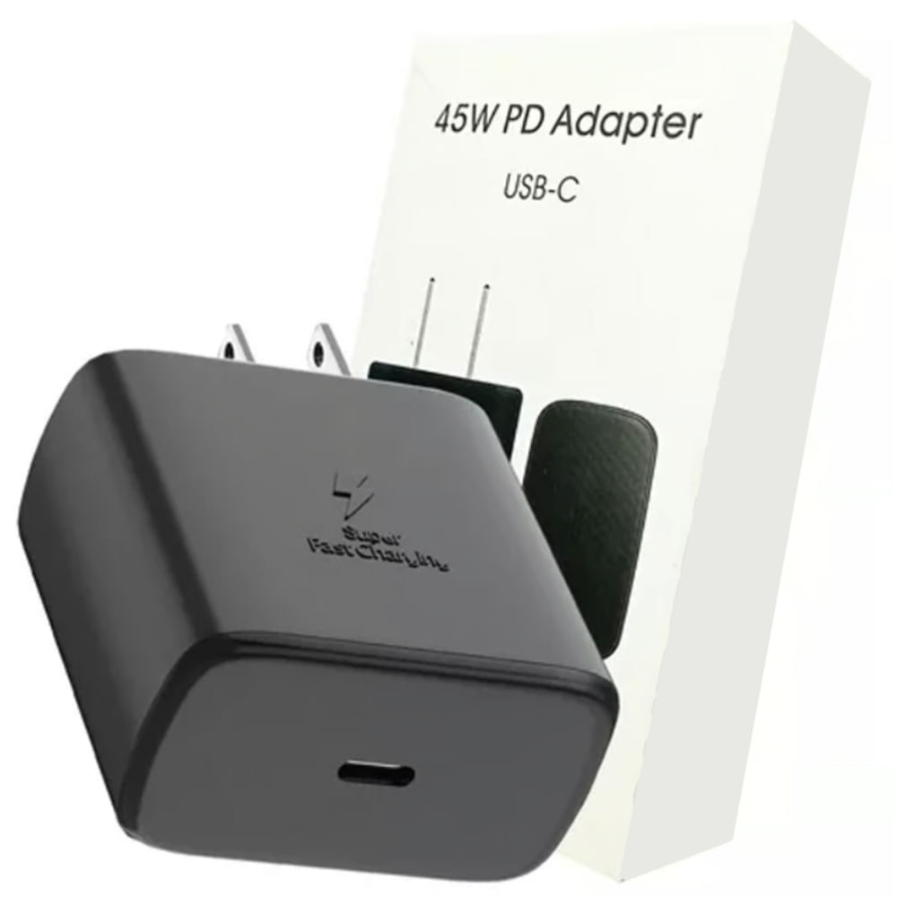 Cargador Cubo Compatible con Samsung 45w Carga Rápida Usb Tipo C