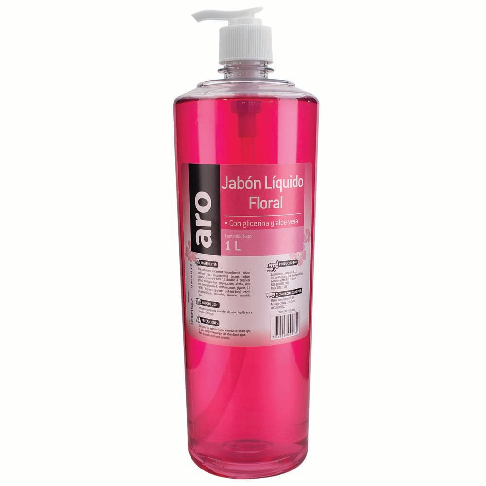 Jabón Líquido ARO Floral Botella 1L