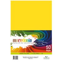 Papeles de Colores MACEDONIA 5 Colores Paquete 50g