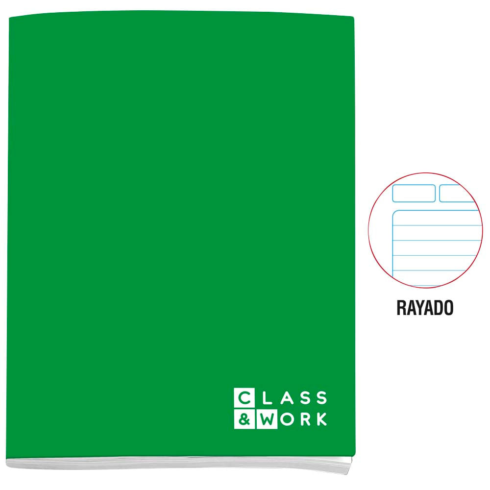 Cuaderno CLASS & WORK Grapado Rayado (Modelos Aleatorios)