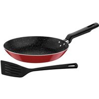 Sarten TRAMONTINA 20Cm 18mm Rojo Roch Loreto Con Espatula