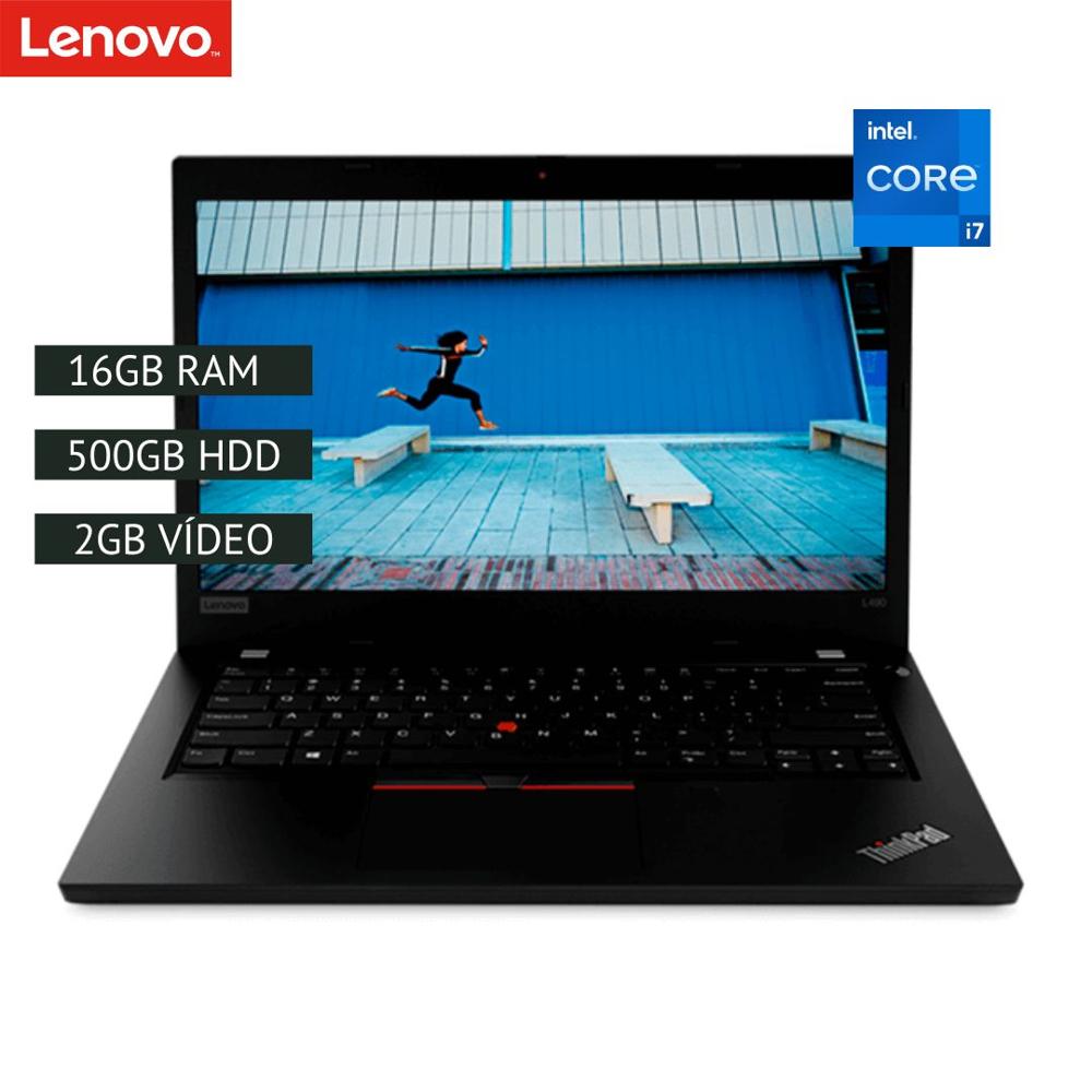 Laptop Reacondicionada ThinkPad L490 - Core i7 - 8GB RAM - 500GB HDD - 2GB VIDEO