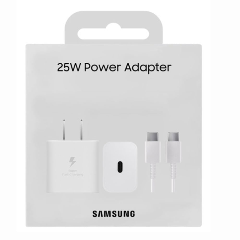 Cargador Samsung Edition Premiun 25W Para Galaxy A55 - Blanco