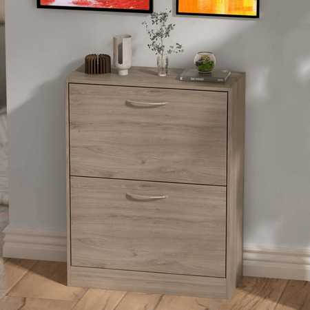 Zapatera Premium Lola 2 Compartimientos Duna