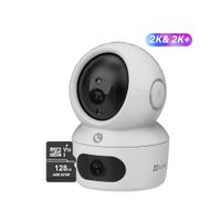 Cámara de seguridad inalámbrica WiFi H7C Dual 2K? & 2K? para exteriores + Micro SD 128GB - Ezviz