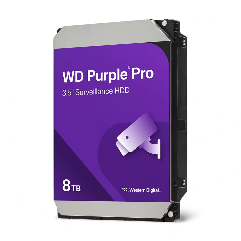 Disco Duro Western Digital Purple Pro 8TB Videovigilancia Cache 256MB WD8002PURP