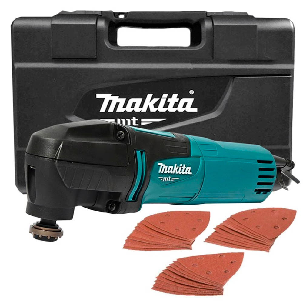 Multitool 200W 22000 opm + Accesorios Makita MT M9800BX1