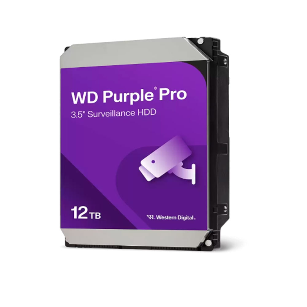 Disco Duro Western Digital Purple Pro 12TB SATA Cache 512MB 7200RPM WD122PURP