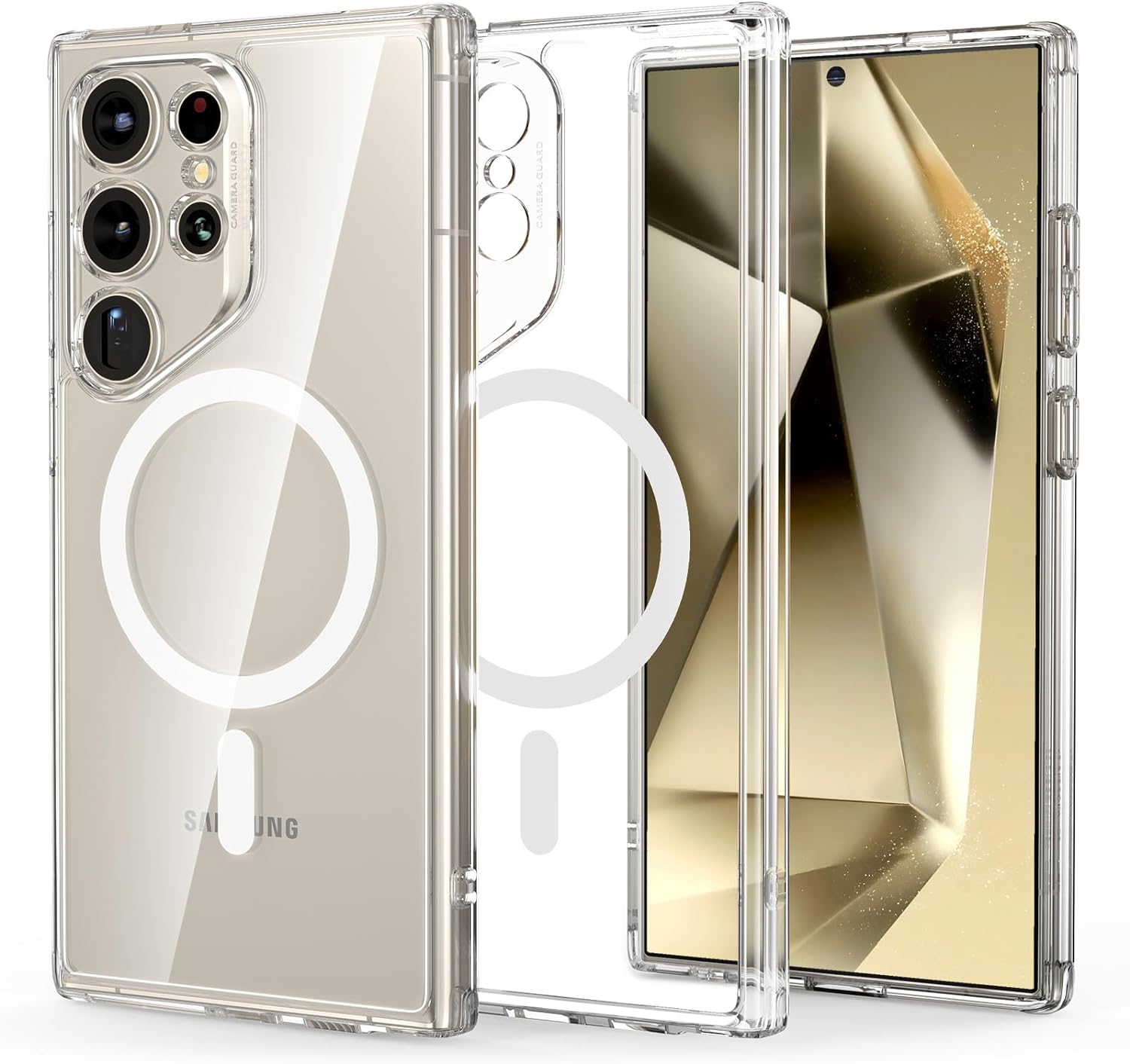 Funda Magnética ESR S24 ultra Military Grade Protec Clear - X0047G3YEN