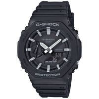 Reloj Casio G-Shock Carbon Core GA2100-1A Para Hombre Digital-Analógico Resina Negro