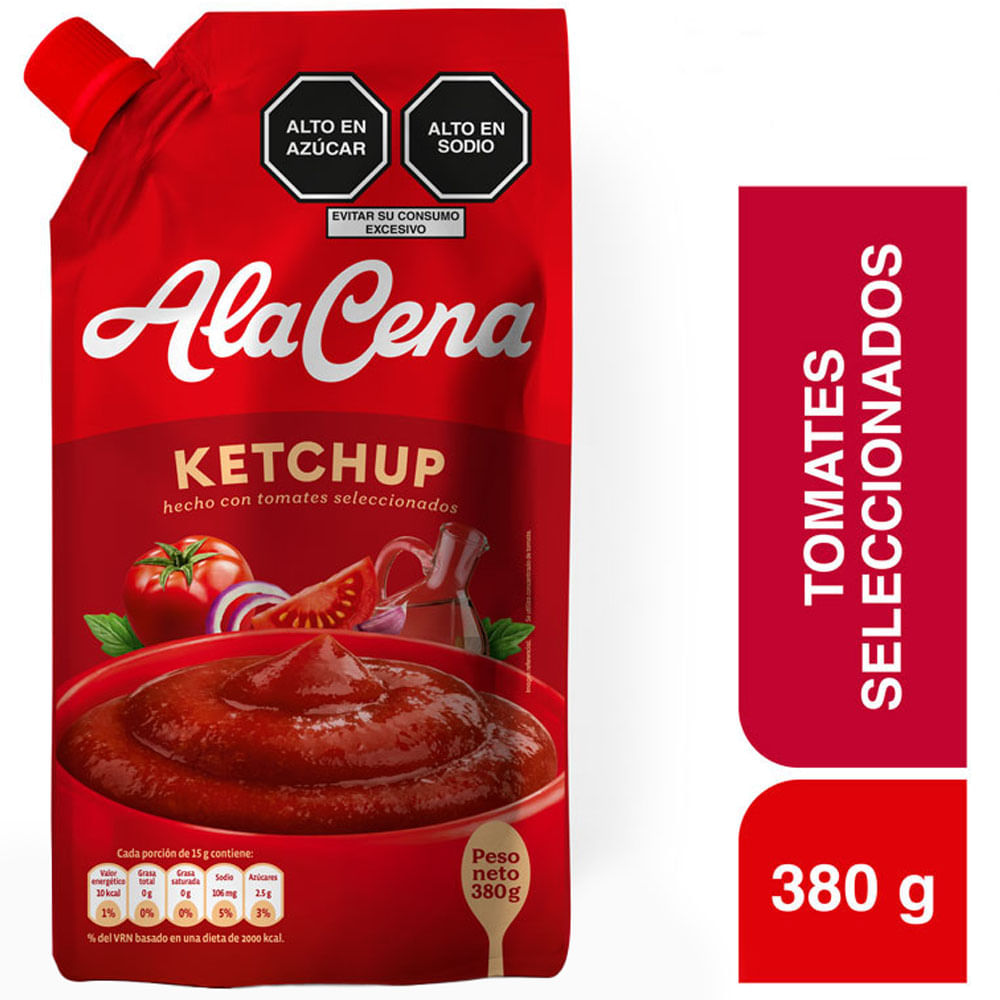 Ketchup ALACENA Doypack 380g