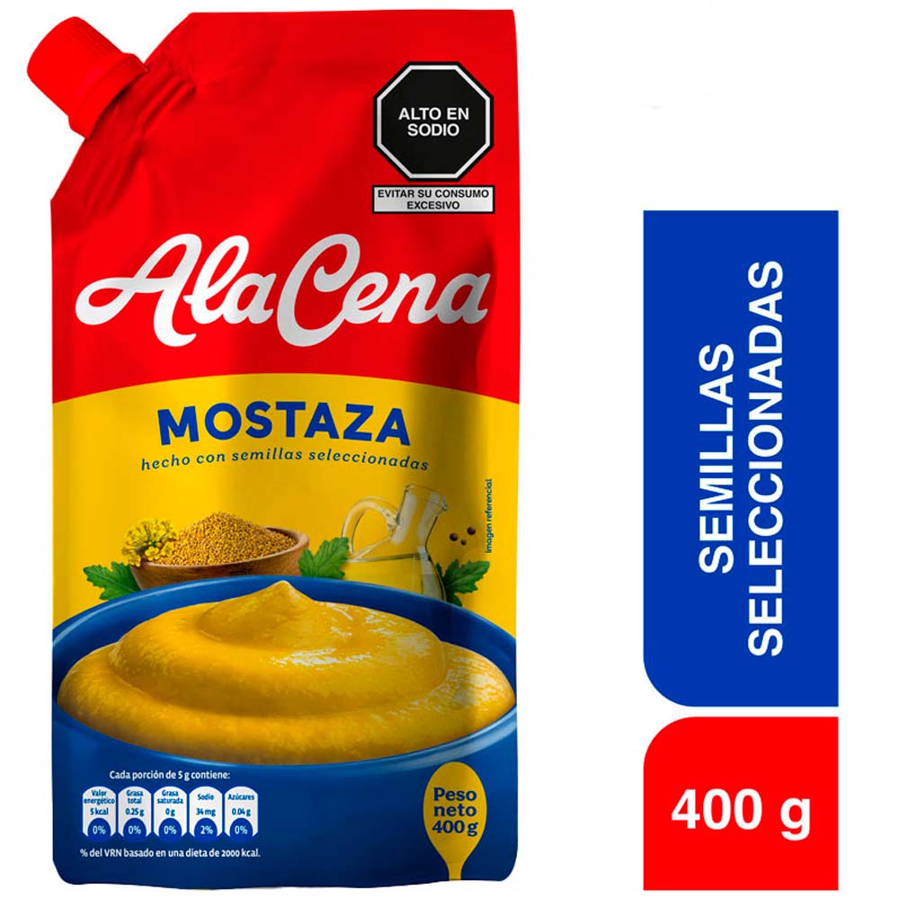 Mostaza AlaCena Doypack 400g