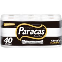 Papel Higiénico PARACAS Black Doble Hoja Paquete 12un