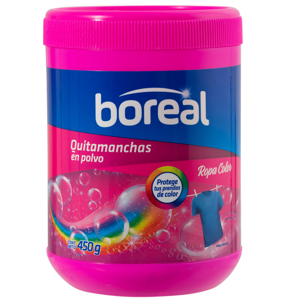 Quitamanchas en Polvo BOREAL Ropa Color Frasco 450g