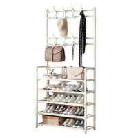 Estante Organizador Zapatera Multiusos 5 Niveles 172x80x27.5 Blanco