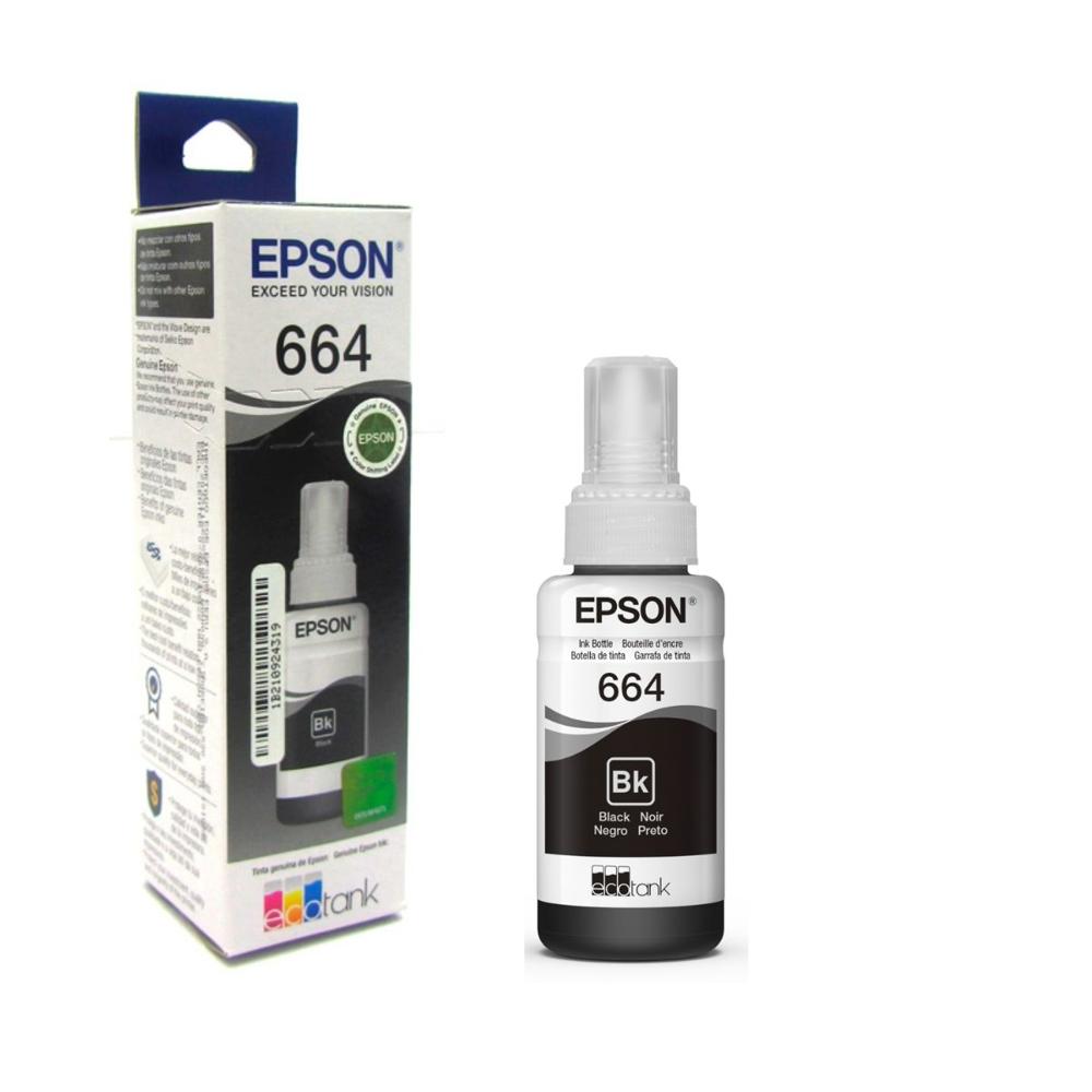 Tinta Epson T664120 Negro Original