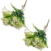 Pack de 2 Ramas de Mini Hojas Blancas 00093