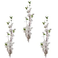 Pack de 3 Varas De Flor De Durazno Blanca BG231348WT FLORIPASTORE