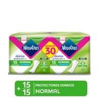 Protectores Diarios NOSOTRAS Normal Paquete 30un