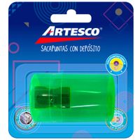 Tajador ARTESCO Doble con Depósito