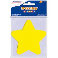 Notas Adhesivas ARTESCO Formas Paquete 75 Hojas (Modelos Aleatorios)