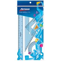 Estuche Geométrico ARTESCO 30cm Bolsa 4un
