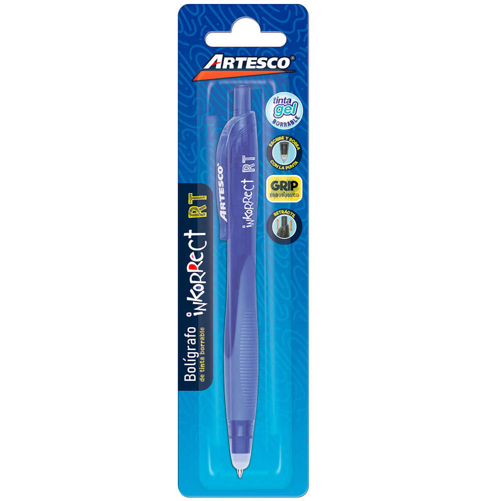 Lapicero ARTESCO Inkorrect RT Tinta Borrable