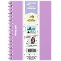 Cuaderno ARTESCO Study Journal Lila + 4 Resaltadores