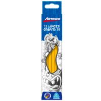Lápices ARTESCO Amarillo Grafito 2B Caja 12un