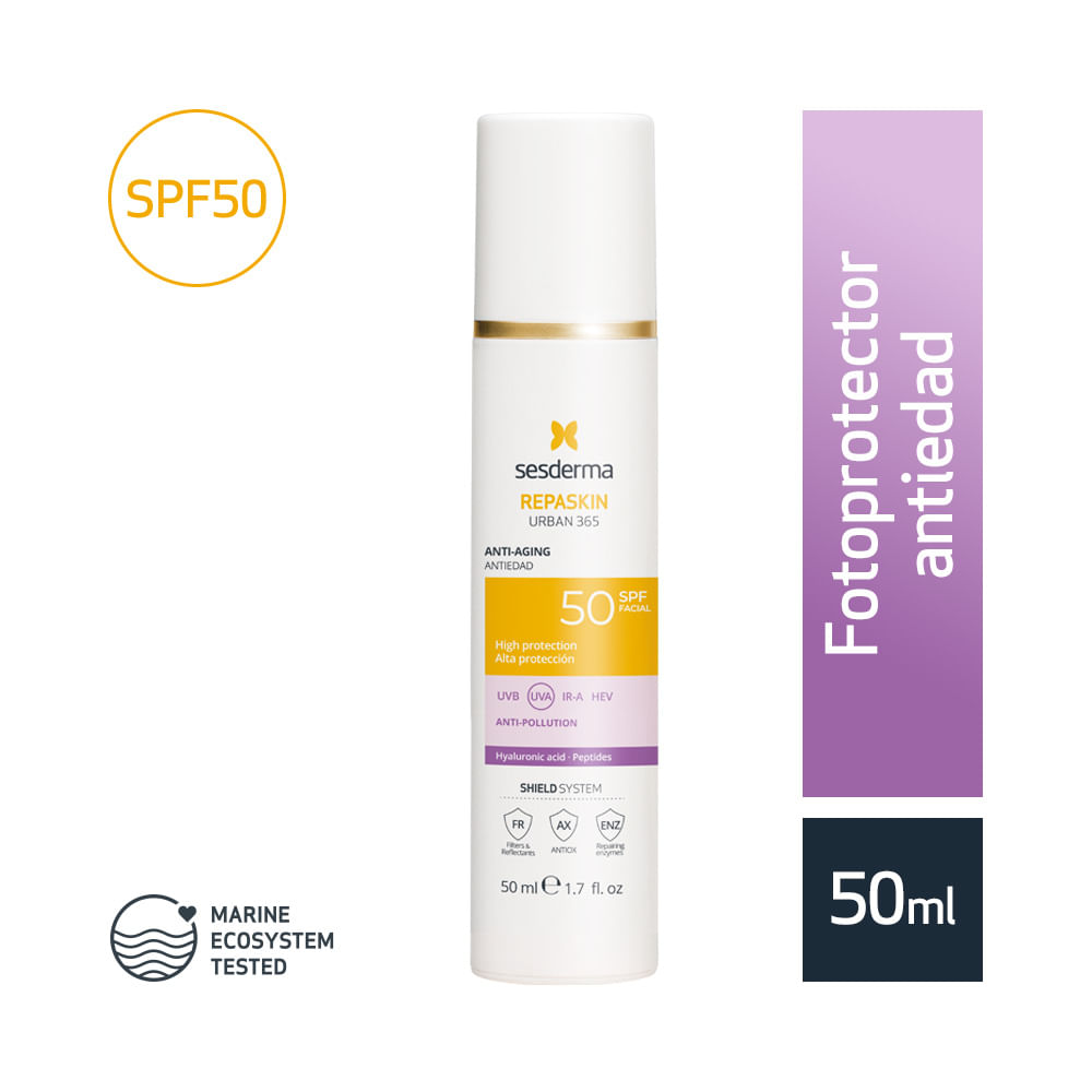 Fotoprotector Repaskin Urban 365 Antiedad SPF50