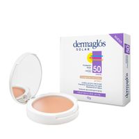 Protector Solar Facial Crema Compacta FPS 50 con Color Tono 1