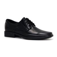 Zapatos Escolar De CUERO JUVENIL 25Q1.PL-05 NEGRO