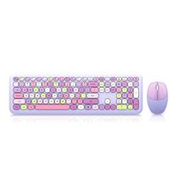 Teclado de Colores Pink Violeta