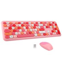 Teclado de Colores Pink Rosa