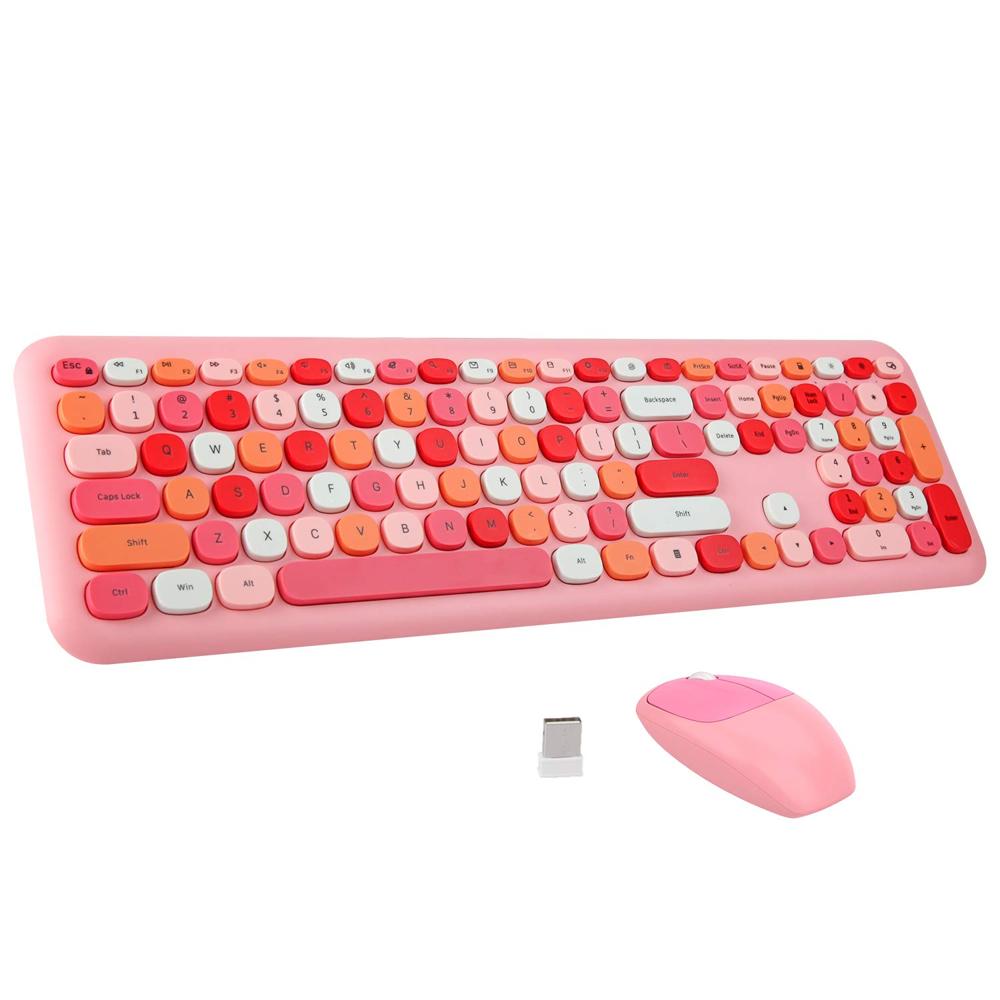 Teclado de Colores Pink Rosa