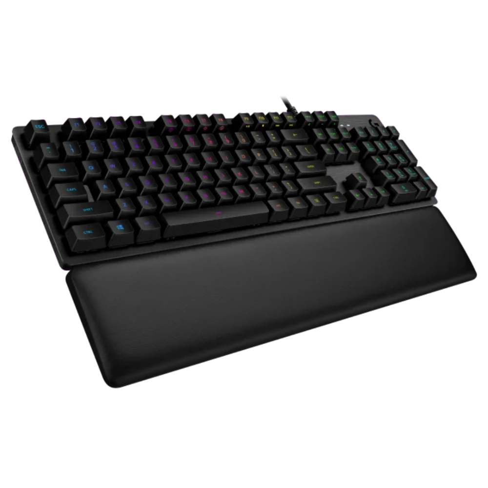 Teclado Mecánico Gamer Logitech G513 Carbon LightSync Con Reposamanos