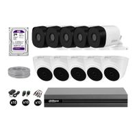 Cámaras Seguridad Dahua Kit 10 Hd 720p Disco 2tb Hdmi