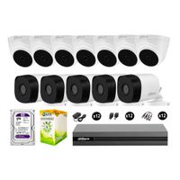 Cámaras Seguridad Dahua Kit 12 Full Hd 1080p Disco 1tb Completo
