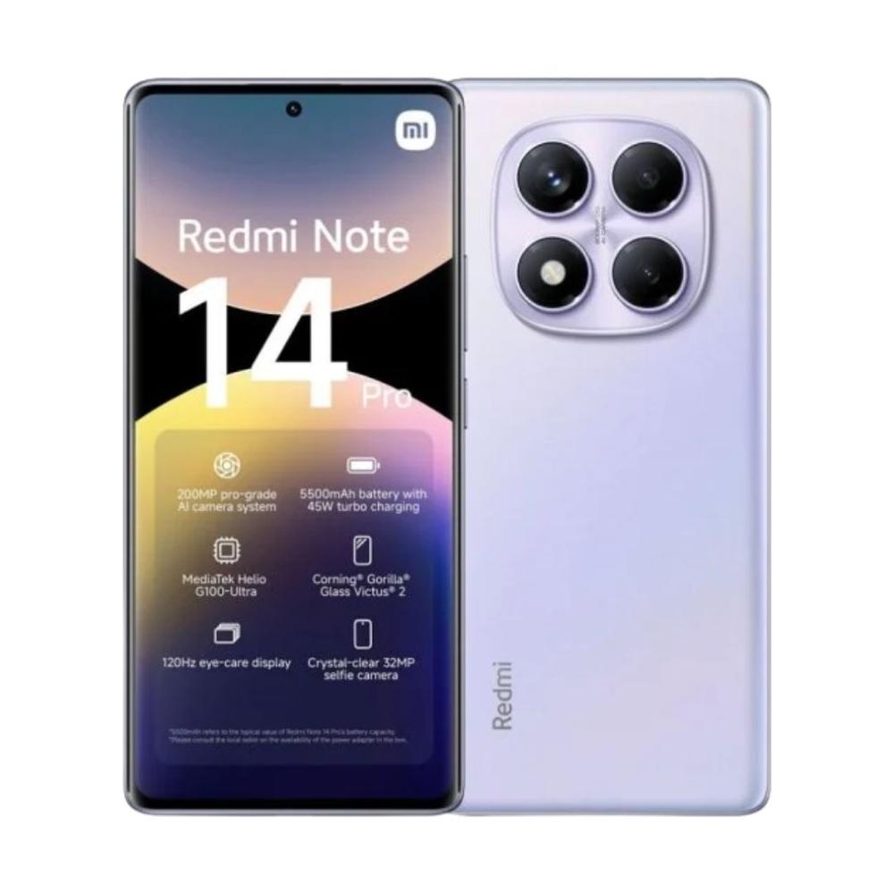 XIAOMI REDMI NOTE 14 PRO 4G 256GB 8GB - MORADO