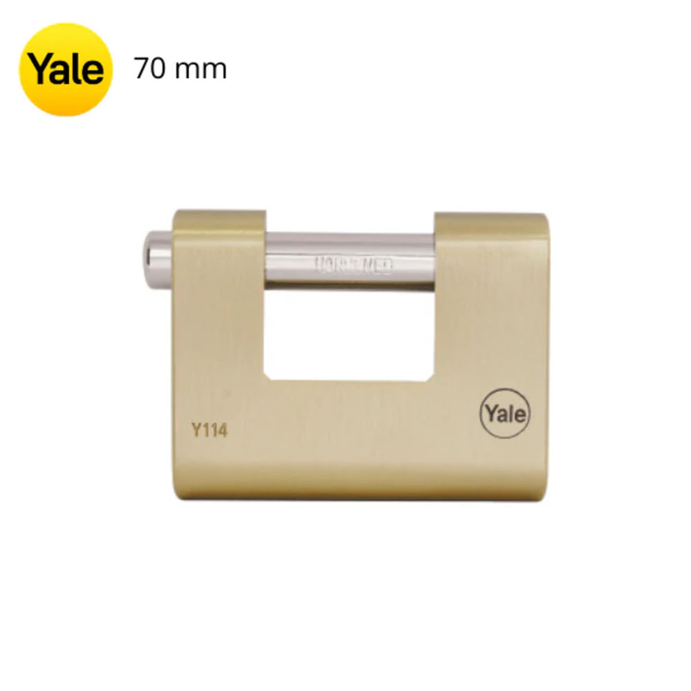 Candado 114 Bronce Jumbo 70mm (Caja) Yale