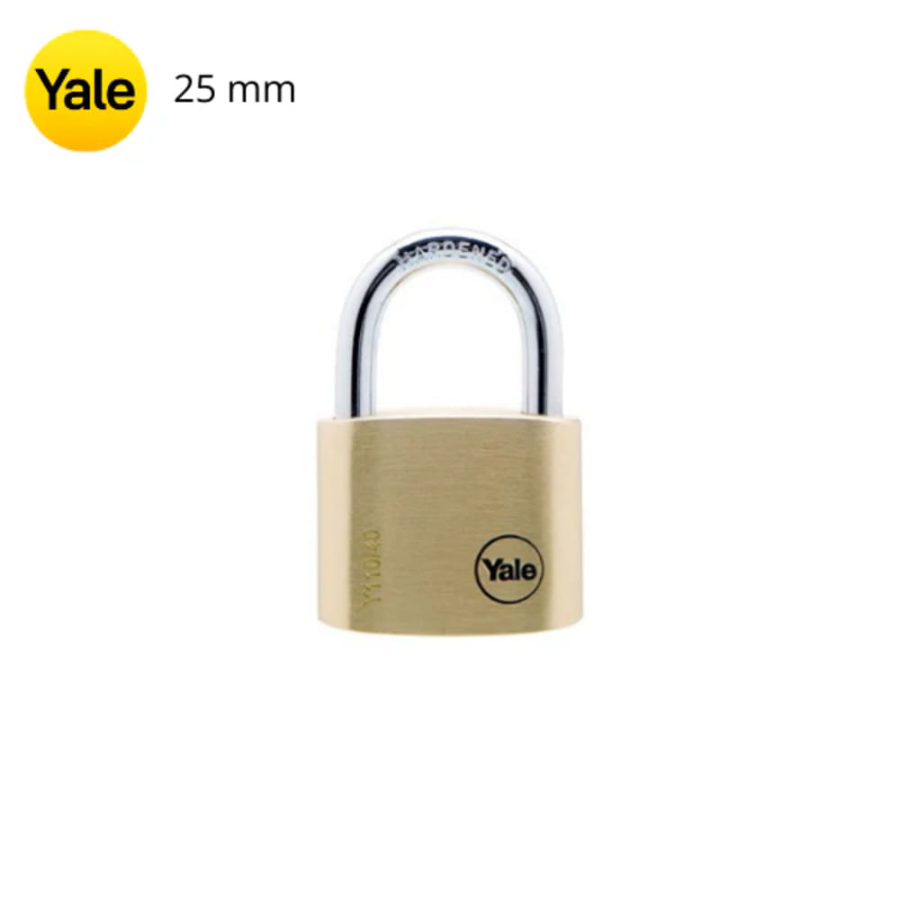 Candado Y110 Arco Bronce 25mm (Caja) Yale